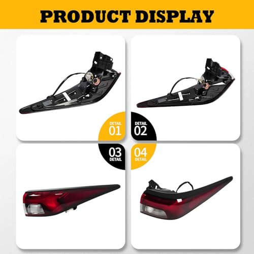 Jecoupoon Right Tail Light Compatible with Outlander PHEV 2022-2024 by Jecoupoon - Used condition - Image 4