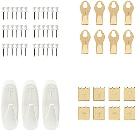 Takker® Easy One-Step Picture Frame Hanging Tool - No Tools Required  As Seen On Dragons Den - Hang On Walls, Plasterboard, Wood, Up to 8kg Pictures Canvas Clock Decor Kitchen Utensils Tools