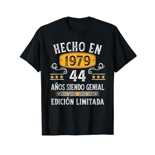 44 Años Cumpleaños Regalo Hombre Hecho En 1979 Hecho En 1979 Camiseta
