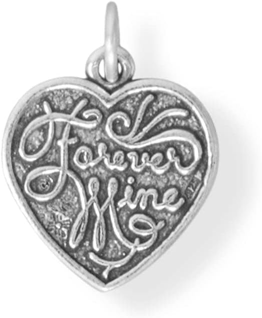 Women's .925 Sterling Silver Large "Forever Mine/Forever Yours" Charm