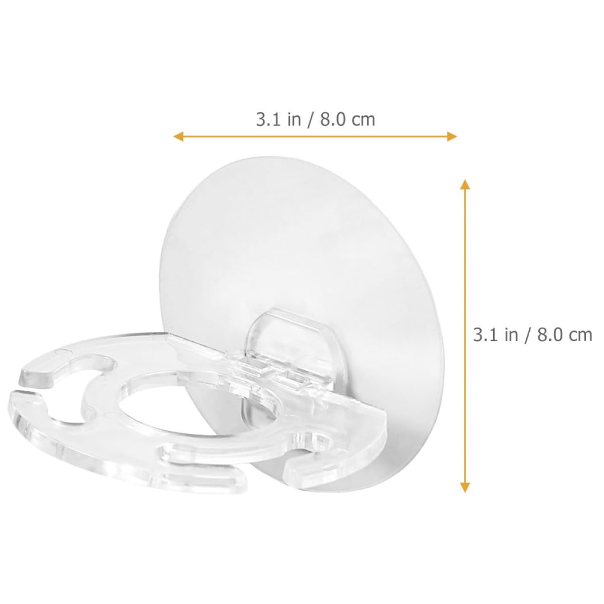 Ciieeo 4 Juegos De Soportes para Cepillos De Y Pasta De De Pared Fáciles De Instalar Material Resistente 6 Unidades X 4
