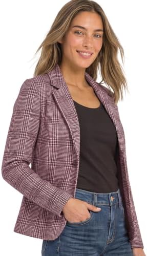 Street One Damen 2118058 Blazer mit Karomuster und Knöpfen (1er Pack)