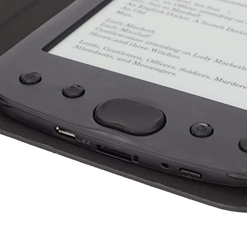 Ereader, 6 Polegadas 800x600 HD Ink Screen E Reader, Leitor de Ebook de Proteção para Os Olhos Com P