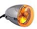 Chris Products Front Signal Light Black Nickel Amber Dual Filament Stem Mount 8500A-BN