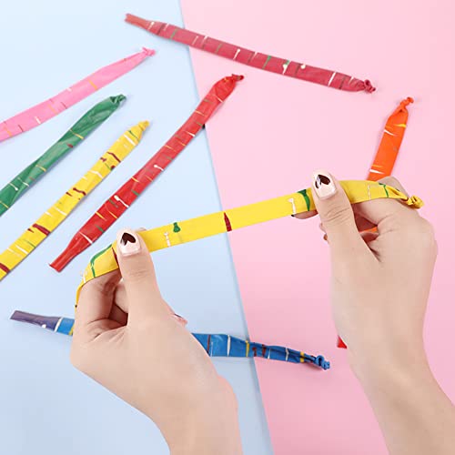 100 Pack Rocket Balloons, Flying Balloon W/Whistling Noise, Screaming Balloon Rocket To The Sky For Parties #TOP2