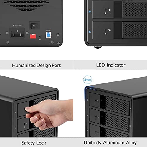 Estación de Acoplamiento para HDD SATA 3.5" USB 3.0 miniatura 4