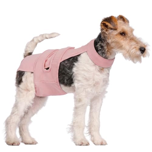 Image of Dog Diapers Female Reusable Washable Period Diaper with Suspender,Adjustable Dog Panties Anti-Harassment, Doggie Diapers for Incontinence, Heat Cycles, or Senior Dogs(XS-XL)
