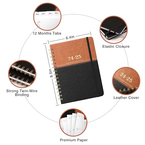 2024-2025 Planner - 2024-2025 Planner Weekly and Monthly from July 2024 to June 2025, Academic Planner 2024-2025 with Inner Pocket, 6.1'' x 8.3'' - Thumbnail 3