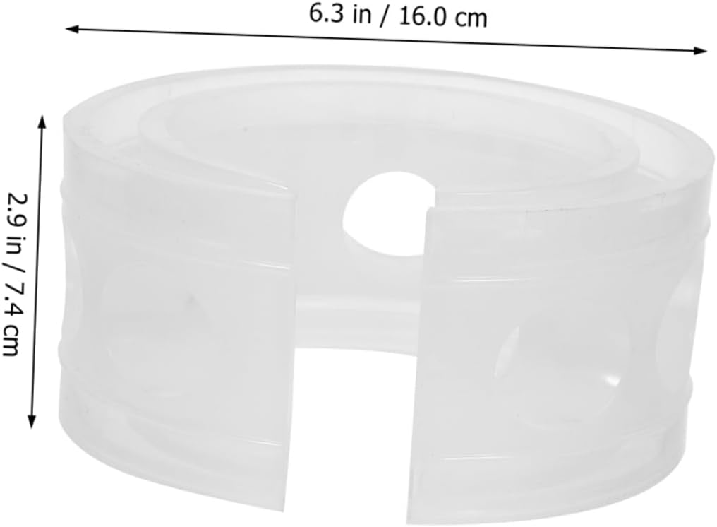 4pcs Transparent Car Spring Buffers Automotive Bumper Cushion Shock Absorber for Enhanced Stability and Comfort Reduces Vibration and Damage Rough Roads