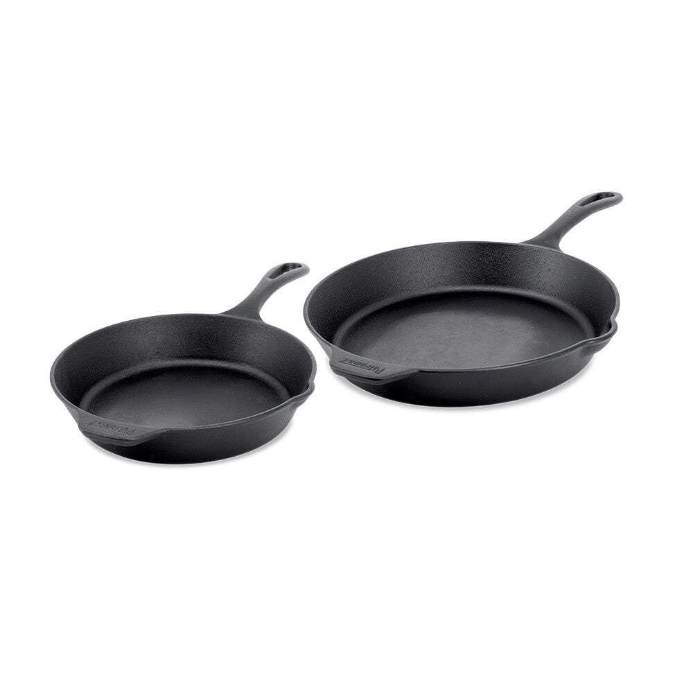 Petromax Feuerpfanne Essential Line - Gusseisenpfanne 30 cm Bratpfanne | Robuste Gusspfanne für Induktion, Grill & Lagerfeuer - Die ideale Steakpfanne aus Gusseisen mit natürlicher Patina