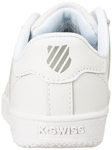 K-Swiss Kid's Classic Vn Sneaker, White/White, 4 M #TOP2