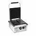 Produktbild Royal Catering - Waffeleisen Waffelautomat (rechteckig, 37 x 32 x 50 cm, 2.000 W, 10 x 17 cm Waffel, 15 min Timer, Gusseisen & Emaille, Edelstahlgehäuse) Silber