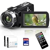 LUKPOW 4K Camcorder Video Camera Ultra HD 80MP Vlogging Camera for YouTube 18X Digital Zoom Recorder IR Night Version 3.0' IPS HD Screen