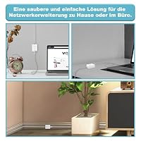 VCELINK Cat6 RJ45 Netzwerkdose Aufputz, Geschirmt, 1-Port, 1 Stück – Ansicht 5
