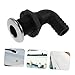 BESPORTBLE Yacht Sewage Drain Outlet Boat Bilge Drain Compatible Yachts Speedboats and Rvs Easy to Install Elbow Design for Efficient Water Drainage