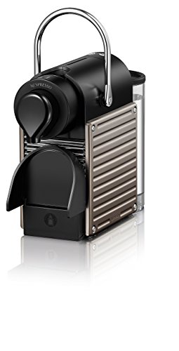 Nespresso Pixie Krups YY1201 - Máquina de café, apagado automático, sistema calentamiento rápido, 1260 W, 0.7 L, titanio - Imagen 7