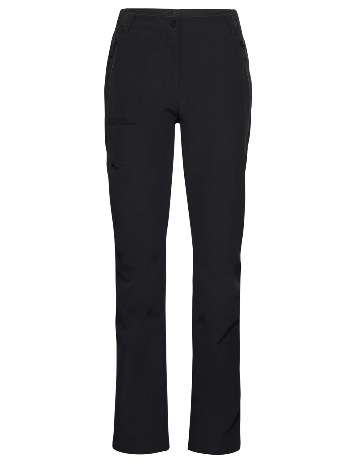 Jack Wolfskin Damskie spodnie z kamieni Geigelstein, czarne, 38/L