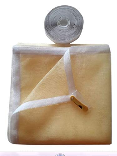 Smart Buy Mosquito Mesh for Windows 120 GSM Fiber Glass Mesh 2 x 2 feet or23 X 23 Inches (60 CM/60 cm) with Stitched Ivory Colour-image-36