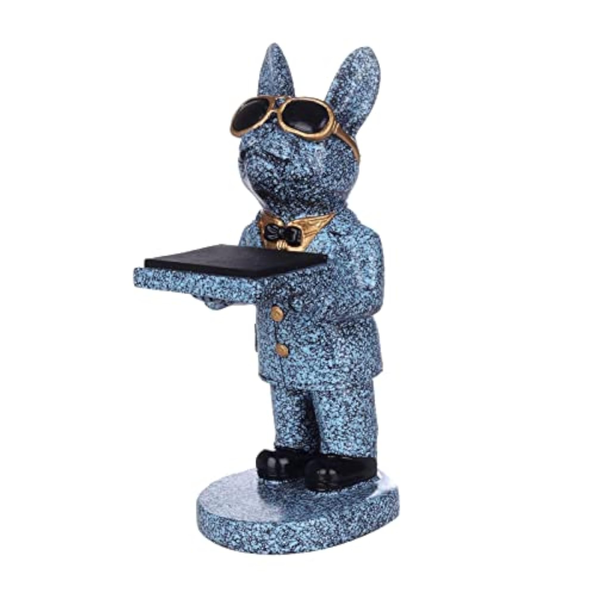 Fancy Bulldog Resin Watch Stand, Elegant Display Rack