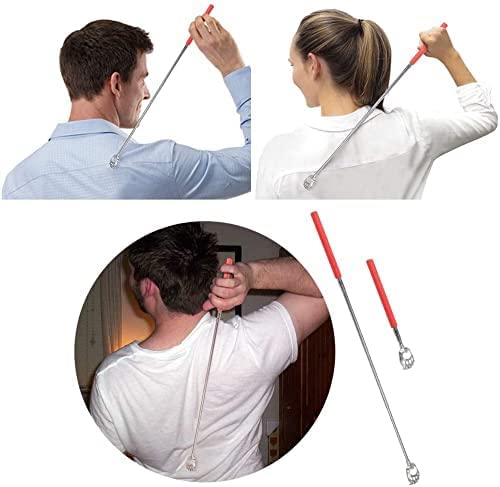 Image of WOVTE Bear Claw Red Telescopic Back Scratcher