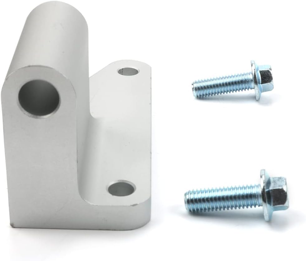 Two 6061 Aluminum Brackets Fits for Jeep XJ Cherokee Wrangler 4.0L Alternator Relocation