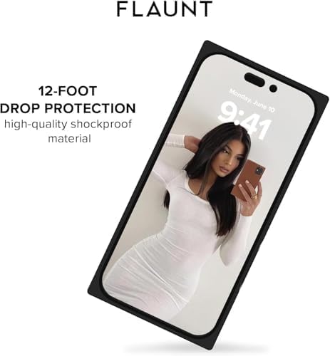 Flaunt Official Square Protective Case - Compatible with iPhone 17 Pro Max - Compatible with MagSafe & Wireless Charging - Drop-Tested & Shockproof - (Abalone Shell) - Image 4