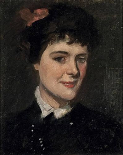 Affiche murale femme de l'artiste Jeanne Morel par Rupert Charles Wulsten art animaux 60x90cm