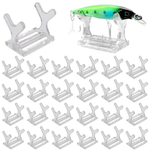 Présentoir de leurres de pêche stable en acrylique compact