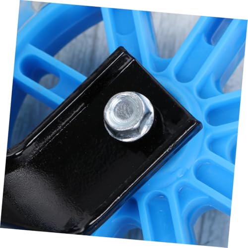 Zerodeko Ruedas de entrenamiento para bicicleta 18" con luces intermitentes y ruedas silenciosas auxiliares con soporte para estabilizadores de bicicleta miniatura 4