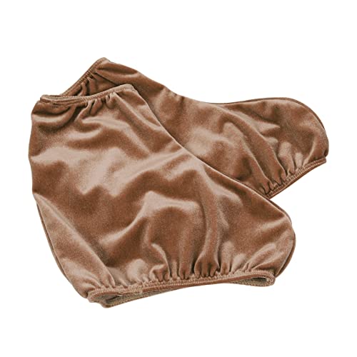 LIOOBO Skateboard Accessories Shoe Cover Ice Boot Cover Coffee: Polyester Skating Boot Cover Washable Shoes Protector for Outdoor Skating 1 Pair Roller Skating Boot Cover Kids Boots