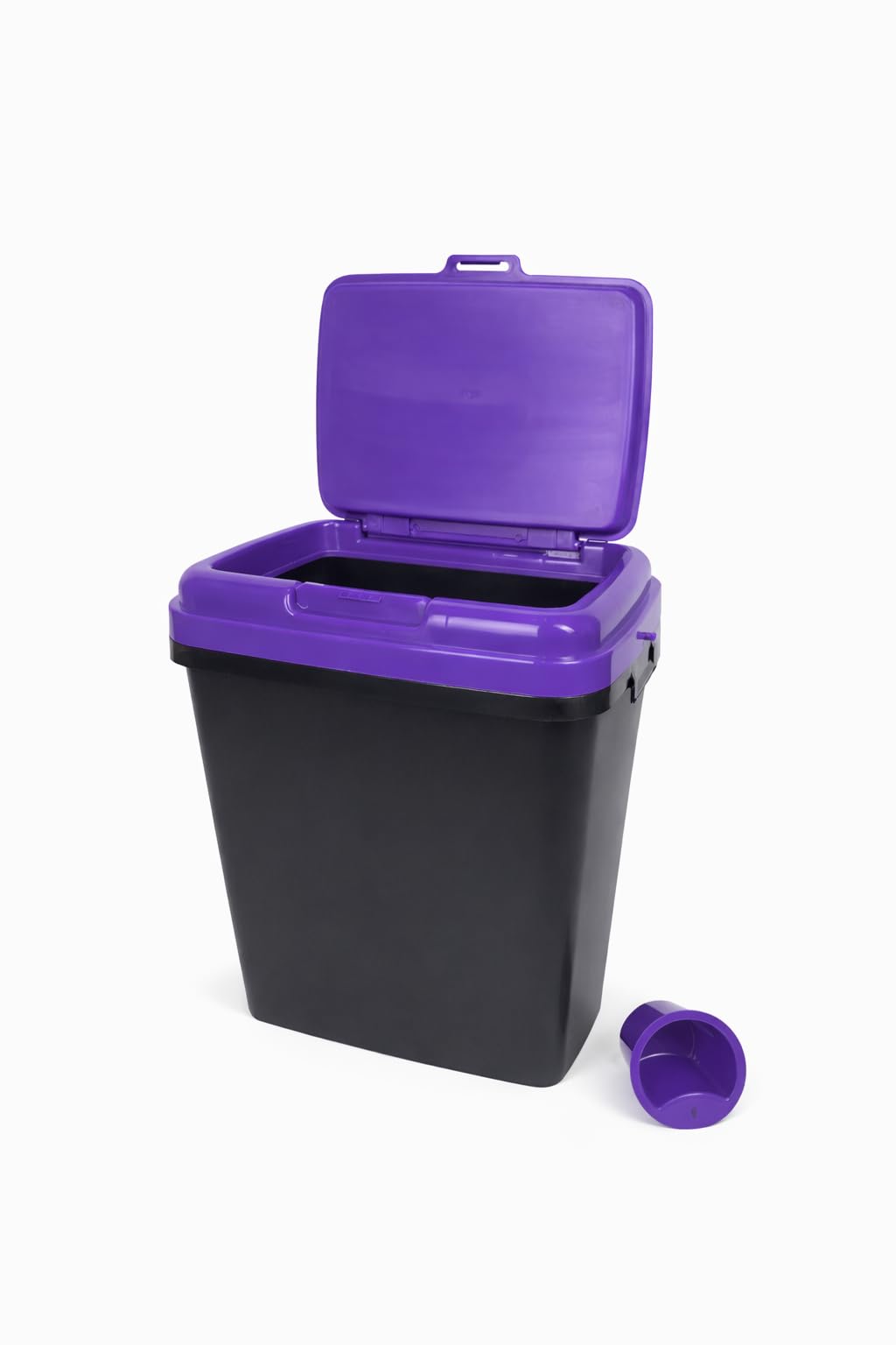 HH Home Hut 35L Large Pet Food Container Dog Cat Animal Storage Bin 16KG Dry Feed 23KG Seed Including Scoop Air Tight Seal Purple Lid โ image 1