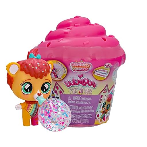 IMC Toys Confetti Party, Mini Muñeca Animalito Sorpresa Coleccionable que Infla Globos con 8 Accesorios, Juguete Regalo para Niñas y Niños +3 Años | Ya disponible en tu tienda friki favorita! En mundofriki.es!