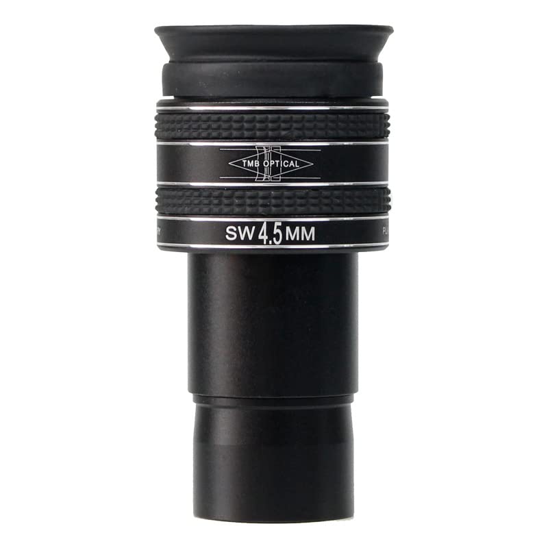 Oculaire planétaire multicouche TMB 4,5 mm 58 degrés pour télescopes astronomiques, tous âges et niveaux de compétence Noir 3,2 cm