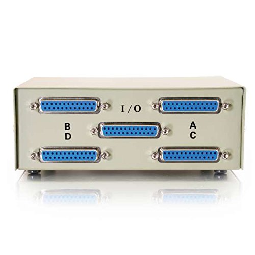 Amazon.com: C2G 03292 4-Port DB25 Manual Switch Box, Beige 7