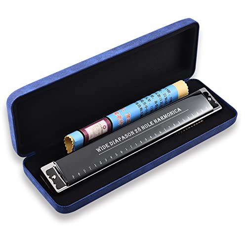 MEIeynt Harmonica polyphonique, harmonica accentué en C, 28 trous Harmonica C, pour adultes, débutants, professionnels… - Les Beatles, Paul McCartney, John Lennon, RIngo Starr, George Harrison MEIeynt Harmonica polyphonique, harmonica accentué en C, 28 trous Harmonica C, pour adultes, débutants, professionnels… – Image 3