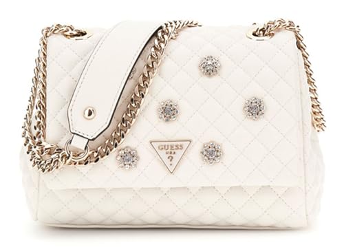 Sac à main GUESS Everlee convertible blanc crème pour femme