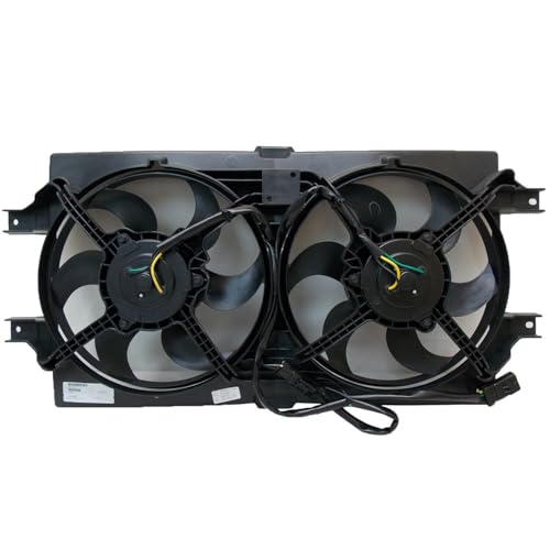 MAPHRWZ Radiator and Condenser Cooling Fan Assembly for Chrysler for Concorde 1998-2004 for LHS 1999-2001 for 300M 1999-2004,for Dodge for Intrepid 1998-2004 SBFCH3115103