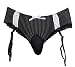 SISSY pouch panties waist size 32"-38" silky garter panties bikini sexy for men HDD