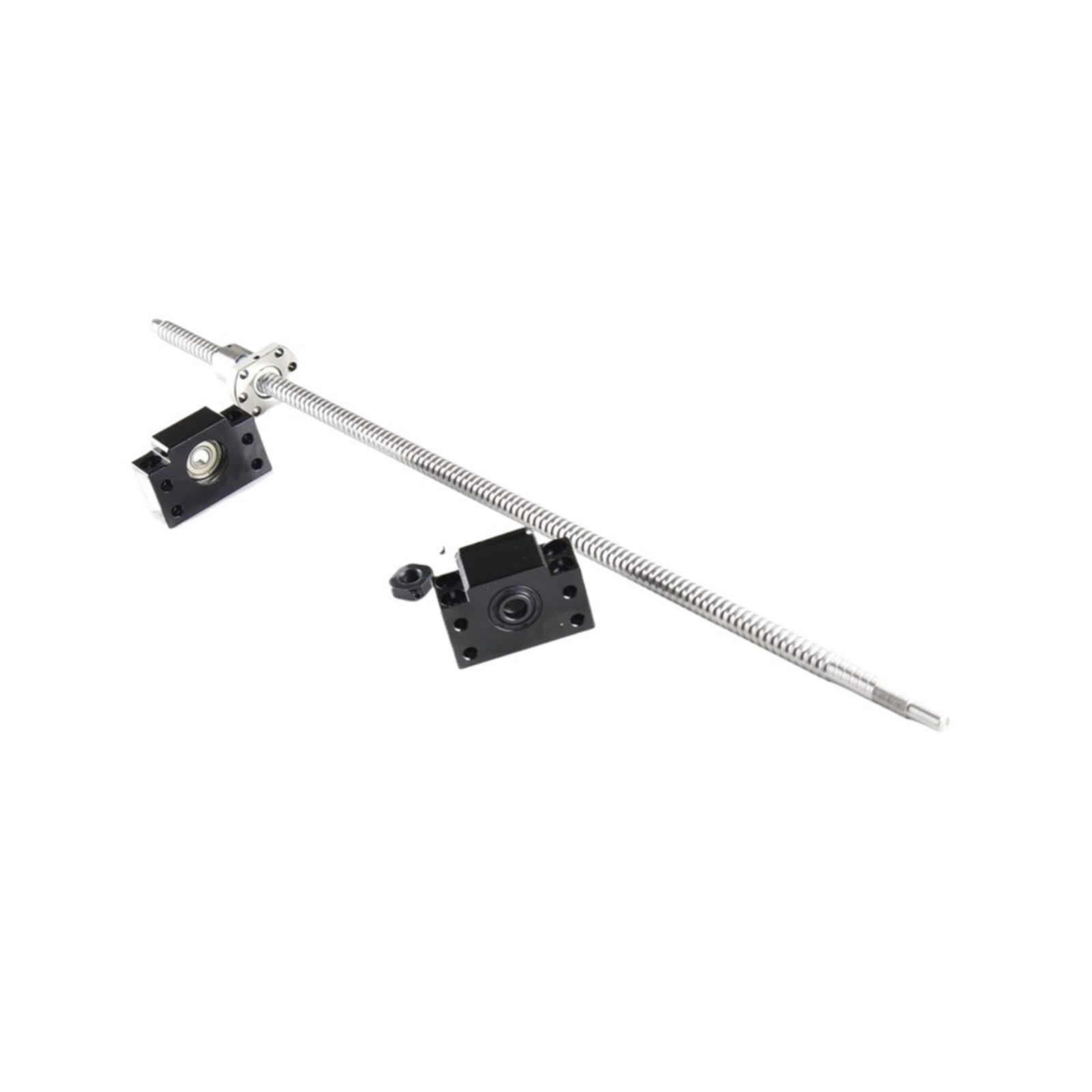 Vis à billes anti-retour SFU1204 Set RM1204 Vis à billes roulées C7 avec extrémité usinée + écrou à billes 1204 + boîtier d'écrou + extrémité BK/BF10 + coupleur(350mm)