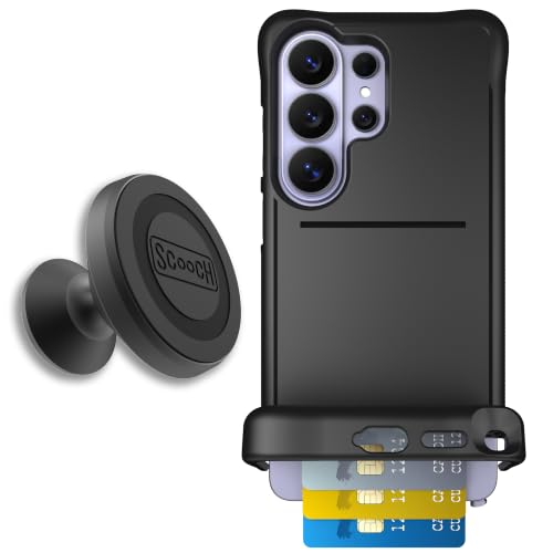 Scooch for Samsung Galaxy S26 Ultra Wallet Case, Wingmate, Black