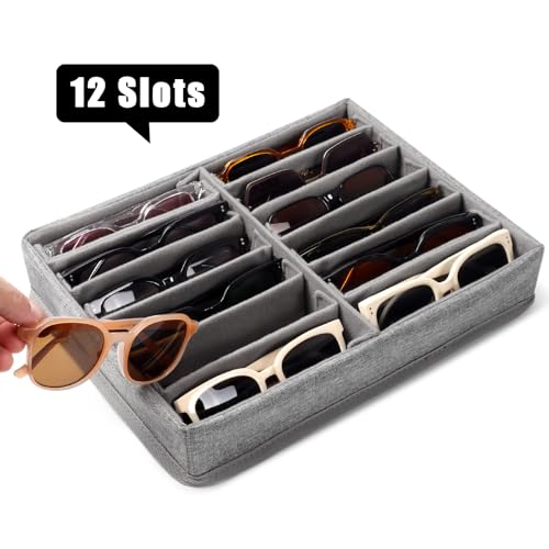 Image of Bukere Eyeglasses Storage Display Case Organizer
