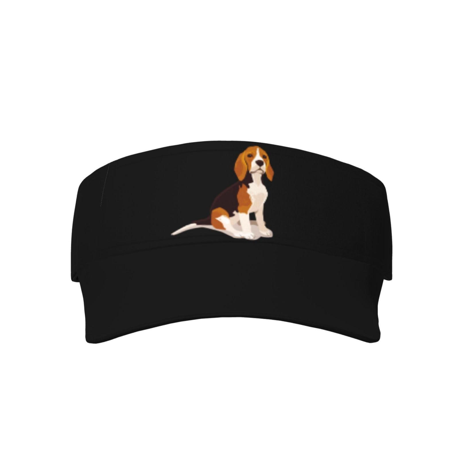 Wisedeal Beagle Sport Sun Visor Hats Ball Caps Adjustable Empty Top Baseball Sun Cap for Men Women