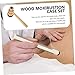 FRCOLOR Ergonomic Handle Moxibustion Box Wooden Burner for Moxa Therapy Moxa Pusher Mesh Net