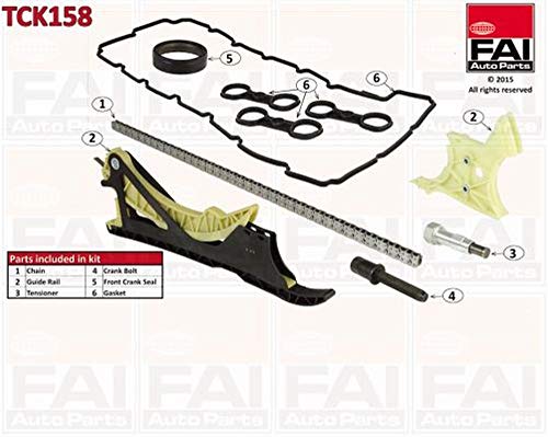 Kit de chaîne de distribution FAI TCK158 évite la panne et casse moteur