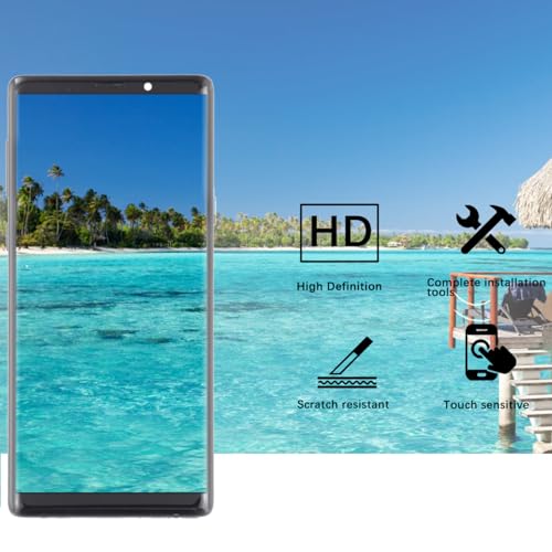Écran OLED Samsung Galaxy Note 9 N960F kit complet avec châssis noir