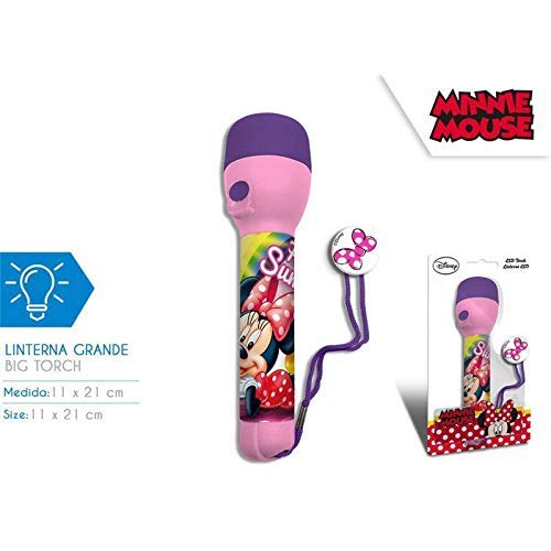 Minnie Mouse Grande Torche/Lampe Torche Jeunesse Unisexe, Multicolore (Multicolore) Taille Unique