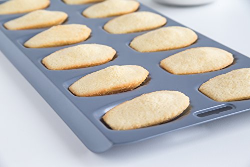 Fox Run Non-Stick Madeleine Pan, Carbon Steel, 12-Cup,Grey #TOP6