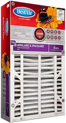 BestAir 16x27x6 Air Filter - MERV 11, Polyester & Paper, Fits SPACE GARD 2400 401 & Lennox PMAC-12C 27