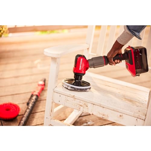CRAFTSMAN Power Scrubber Microfiber Brush Set for V20 Cordless 2-in-1 Power Scrubber (CMCPSMFB) by CRAFTSMAN - Image 4