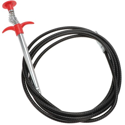 Healeved Outil de Débouchage de Canalisations Flexible 300 CM Pince Multifonction pour Nettoyage et Récupération de Cheveux Crochet de Dragage pour Évier Toilette et Siphon